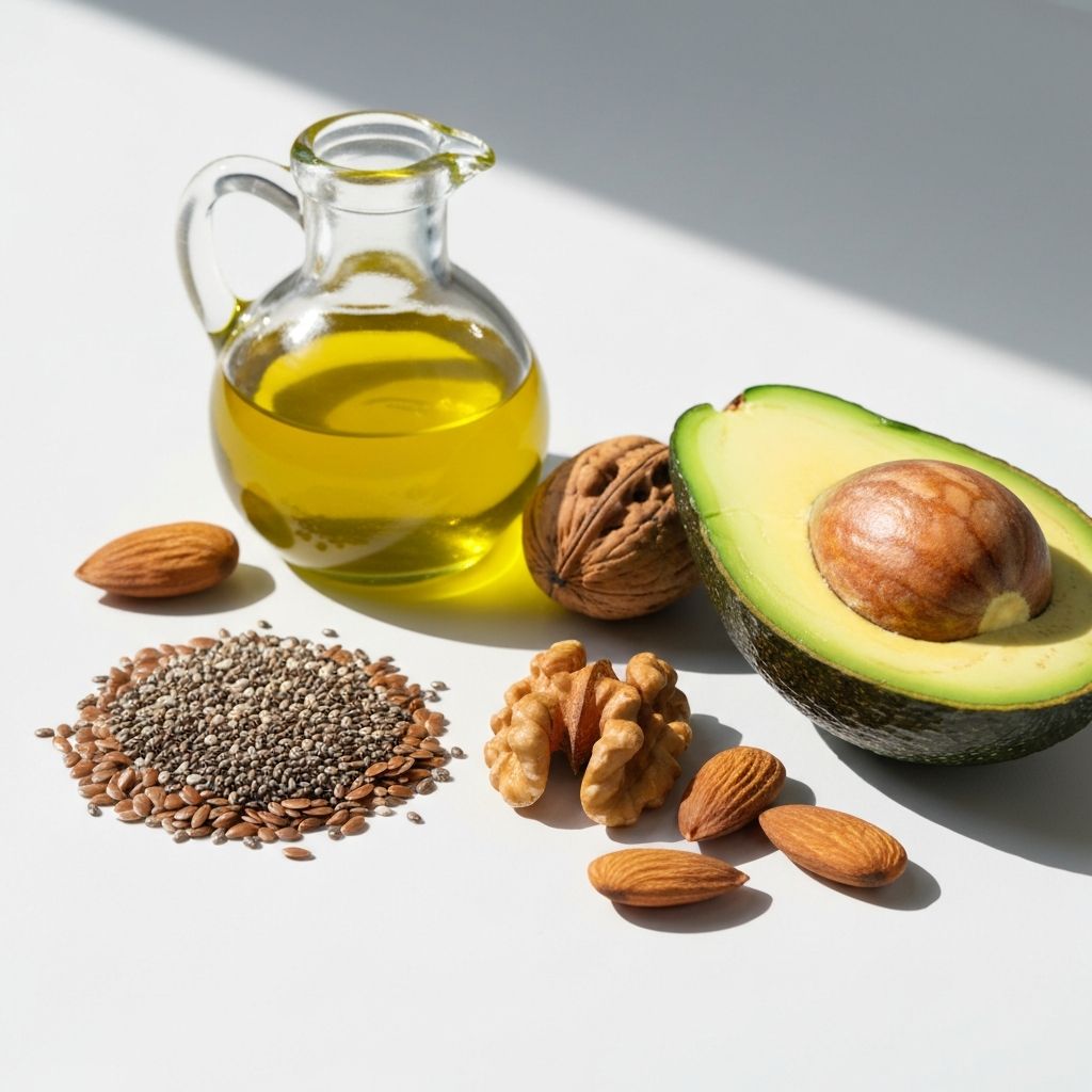 Zdravi masti iz bljeskavog ulja i avokada